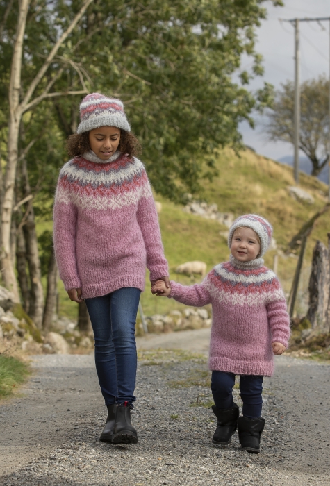 Viking - Nova Genser og Lue Rosa 2026-7
