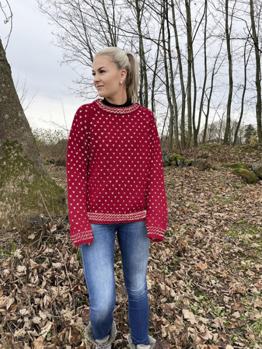 Gjestal - Thel Islender Valmuerød & Natur 294-09G (Cortina Soft)  