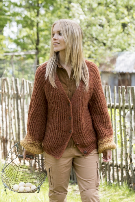 DSA - Ulrika Cardigan Rust 80-03