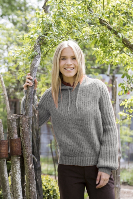 DSA - Carin Hettegenser Lys Grå
