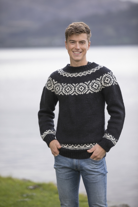 Viking - Mølle Genser Unisex (sort) 