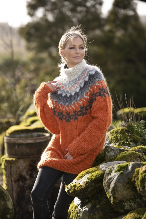 Viking - Nova Genser Oransje (Alpaca Maya)
