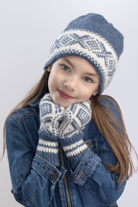 Dale - CORTINA KIDS LUE OG VOTTER 405-09 ALPAKKA FORTE