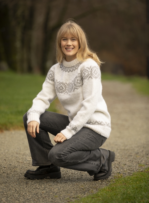 Viking - Mølle Genser Unisex (Hvit)