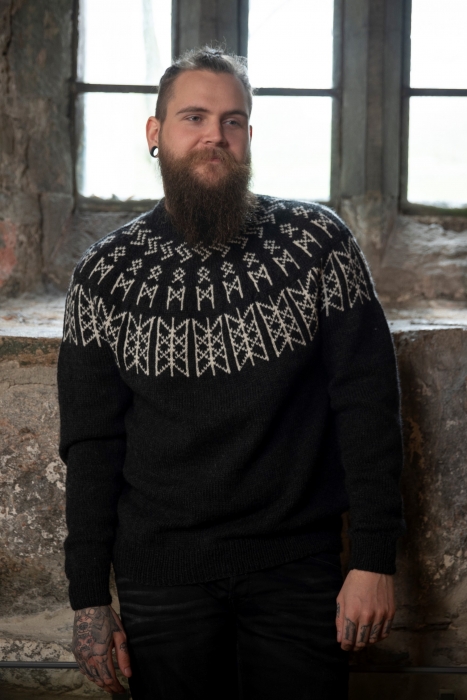 Viking - Skulds nett genser Verdande Koksgrå 2127-3A