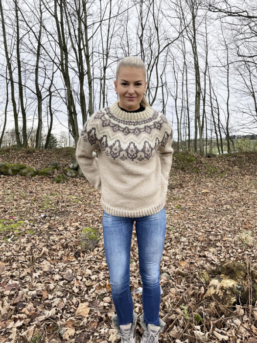 Gjestal - Klaki Genser Beige 294-03A