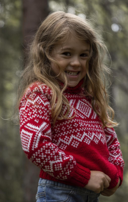 DSA - Cortina Barnegenser Rød (Sterk) 111-04