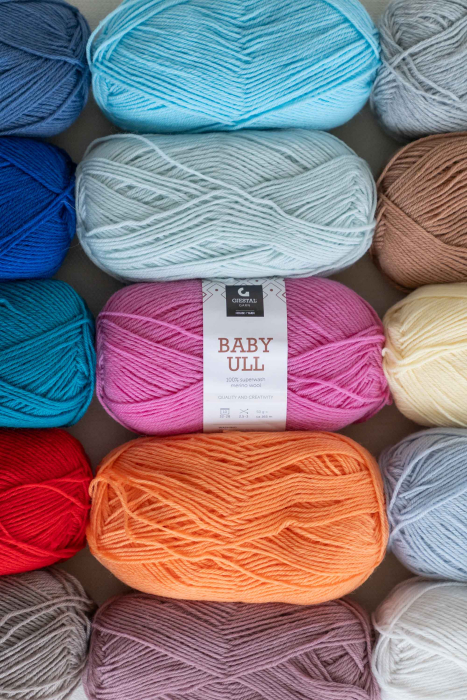 Garnpaket - Gjestal Garn - Baby Ull 10 st