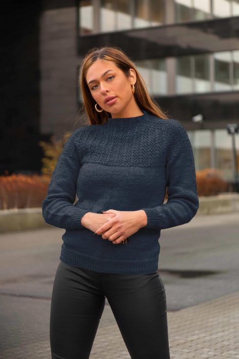 Viking - Tandori Genser Jeansblå 2023-5 (Eco Highland Wool)