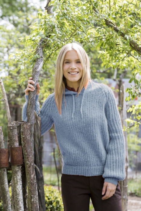 DSA - Carin Hettegenser Lys Denim
