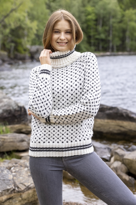 Gjestal - Klassisk Islender Hvit (Pure Merino) 288-47