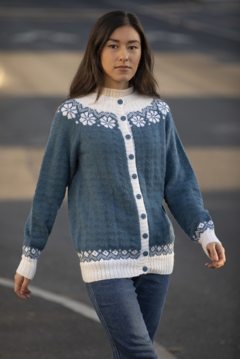 Viking - Lydia Alpaca Fine Jakke (Petrol) 