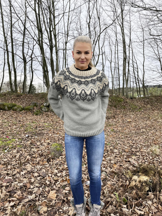 Gjestal - Klaki Genser Lys Grå 294-03F
