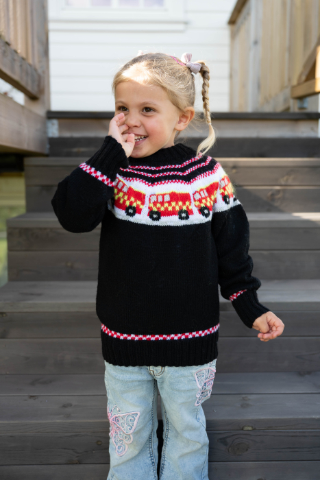 Brandbil Tröja (Svart)