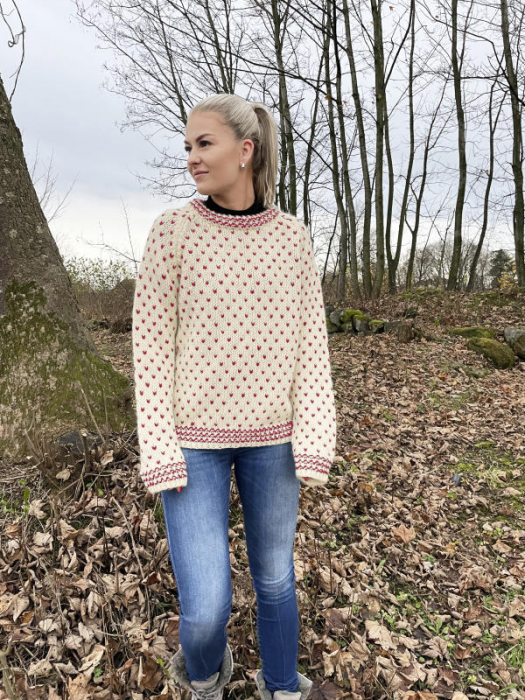 Gjestal - Thel Islender Natur & Valmuerød 294-09B (Cortina Soft) 