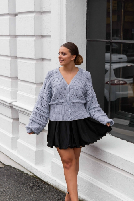 HR-01-05 Ebba Jakken lys jeansblå