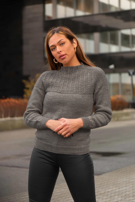 Viking - Tandori Genser Grå 2023-5 (Eco Highland Wool)